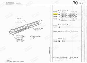 Blech des rechten vorderen Längsträgers - PEUGEOT 305 - 7008.44- thumb-3