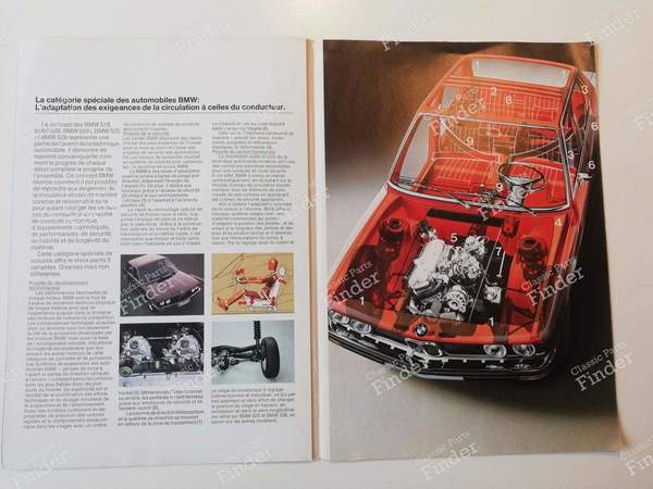 Brochure commerciale Serie 5 - BMW 5 (E12) - 511030013- 1