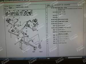 Kühlerschlauch - Wasserschlauch vom Kühler zum Getriebe - CITROËN XM - 96130642- thumb-5