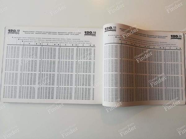 P.R. 884 - Ersatzteilkatalog - RENAULT Estafette / Hi-boy / Petit-Panel - 7701435674- 9