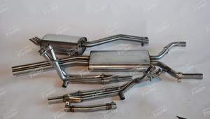 Complete stainless steel exhaust system for 500 SL - MERCEDES BENZ SL (R107)