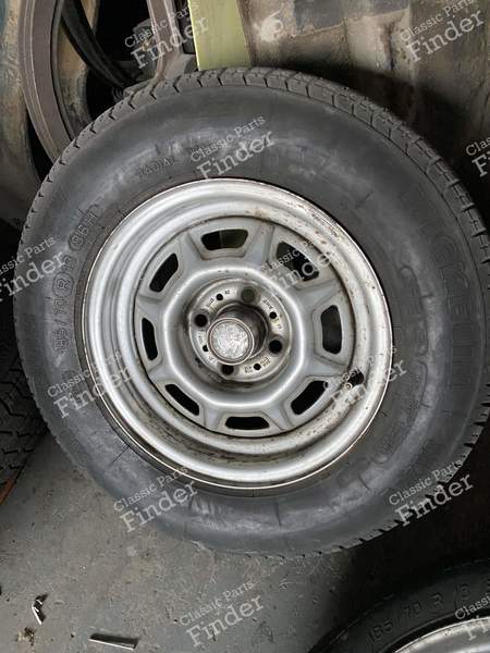 Original steel wheels - BMW 3 (E21) - 36111116- 2