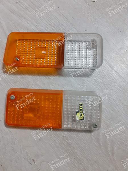 Cabochon for flasher / pilot light, right - RENAULT 12 / Virage (R12) - 3076A- 0