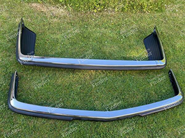 Chromstoßstangen (vorne und hinten) im frühen Euro-Design - MERCEDES BENZ SL (R107) - 0