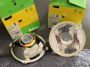 2 Scheinwerferoptiken Cibié 155 - RENAULT Estafette / Hi-boy / Petit-Panel - 155 / 061667- thumb-1