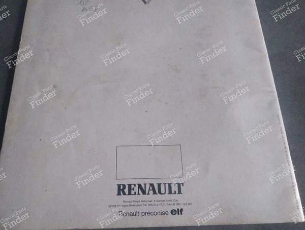 Oldtimer-Werbung von Renault Fuego - RENAULT Fuego - 10 105 07- 2