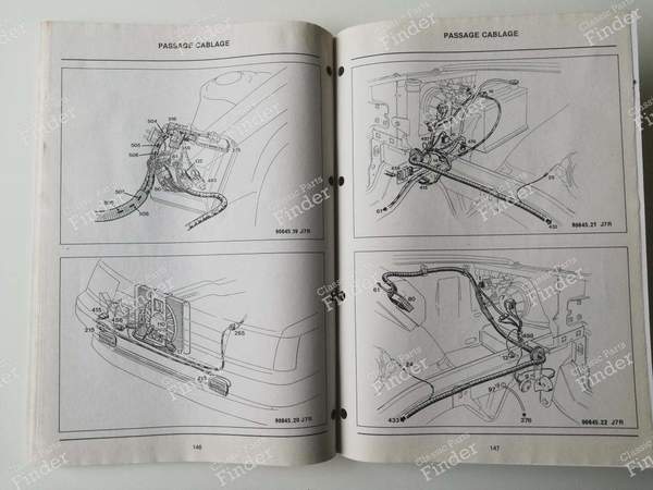 Elektrische Schaltpläne - N.T. 8018 - RENAULT 21 (R21) - 7711079864- 8