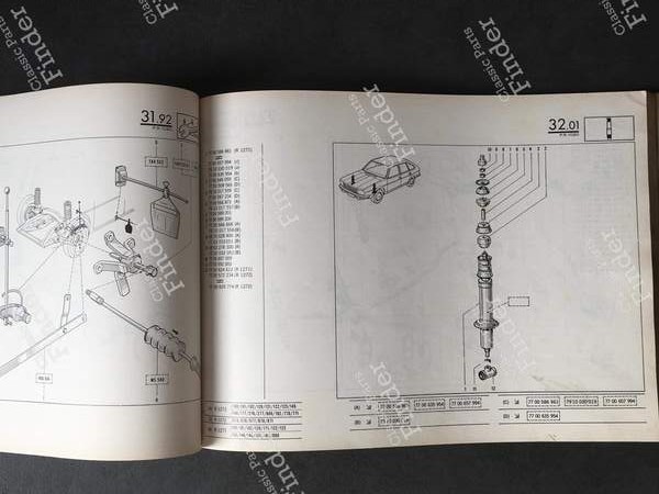 Spare Parts Manual - PR1020, 4th Edition - RENAULT 20 / 30 (R20 / R30) - 7701444183- 2