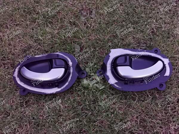 Pair of Silver / Chrome door handles - PEUGEOT 406 Coupé - 0