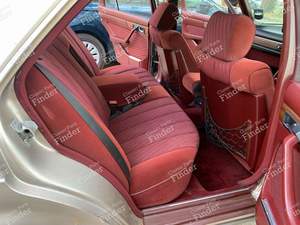 Complete red interior - MERCEDES BENZ S (W126)