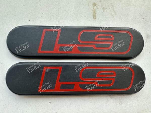 Rear quarter-window emblems - GTI 1.9 version - PEUGEOT 205 - 9252352480 /  9253536680- 1