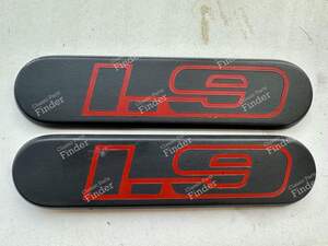 Rear quarter-window emblems - GTI 1.9 version - PEUGEOT 205 - 9252352480 /  9253536680- thumb-1