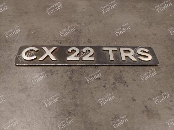 CX 22 TRS' monogram - CITROËN CX - 0