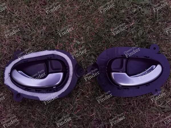 Pair of Silver / Chrome door handles - PEUGEOT 406 Coupé - 0