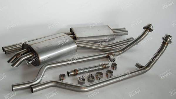 Komplette Auspuffanlage aus Edelstahl für 350/ 450 SL/ SLC - MERCEDES BENZ SL (R107) - 0