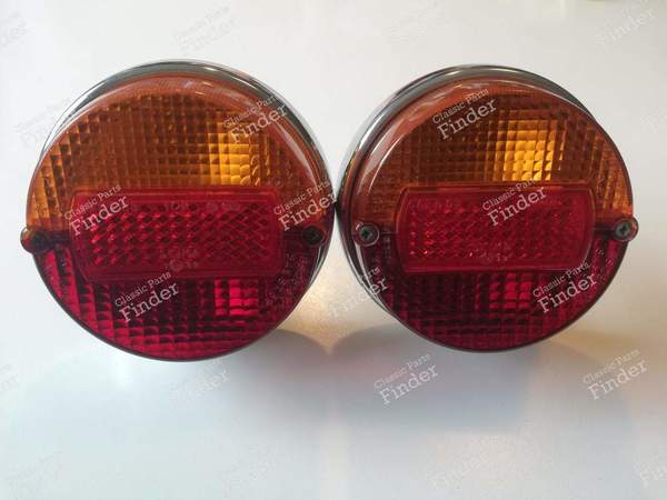Pair of rear lights - SIMCA 900 / Simc'4 / 1000 / 1005 / 1006 / 1118 /Abarth 1150 - 607- 0