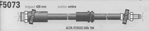 Paire de flexibles arrière gauche et droite - ALFA ROMEO 164 - F5073- 1