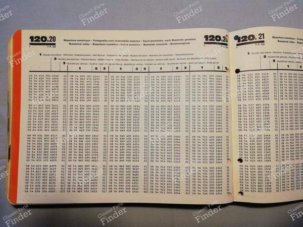 P.R. 808 - Catalogue de pièces détachées - RENAULT 4 / 3 / F (R4) - PR808- 2