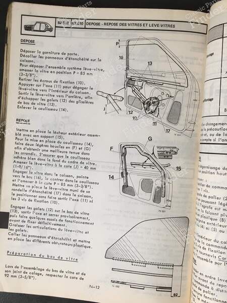 Reparaturhandbuch M.R. 150 – 2. Auflage - RENAULT 12 / Virage (R12) - 7701438043- 5