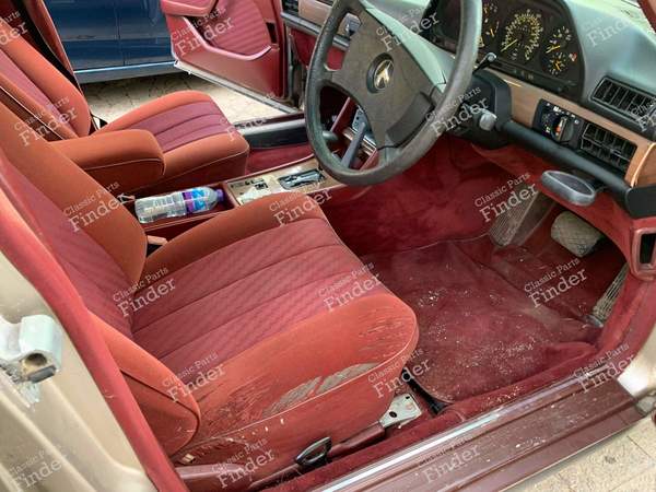 Complete red interior - MERCEDES BENZ S (W126) - 5