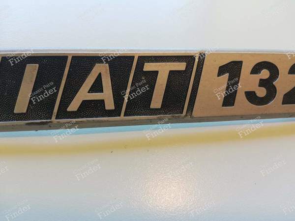 Trunk emblem - FIAT 132 / Argenta - 2