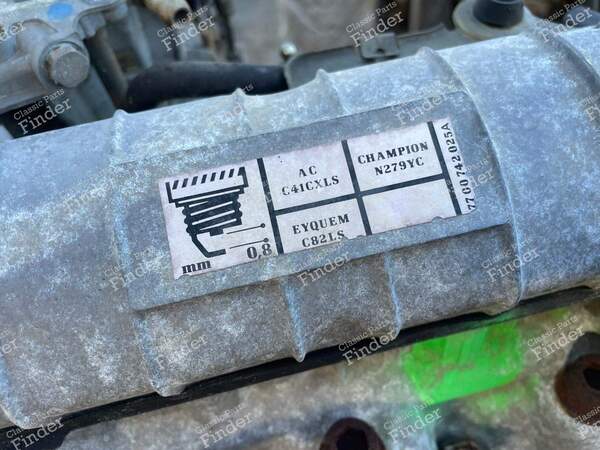 1.7-liter carburetor engine - RENAULT 9 / Alliance / Broadway / 11 / Encore (R9 / R11) - 4