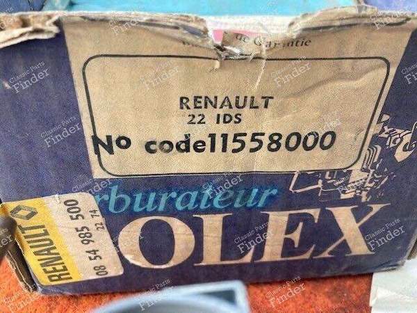 SOLEX 22 IDS carburetor - RENAULT 4 / 3 / F (R4) - 22 IDS / 11558000 / 0854985500- 2