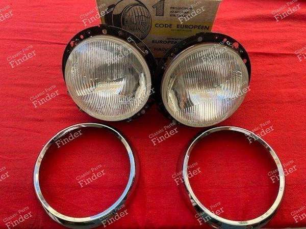 Two dynamic MARCHAL DS PALLAS or CABRIOLET headlights 1965 to 1967 - CITROËN DS / ID - 15907396 / 61221903- 4