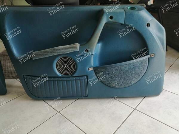 Set of 4 blue interior door panels/trim pieces for the Citroën CX Series 1 - CITROËN CX - 2