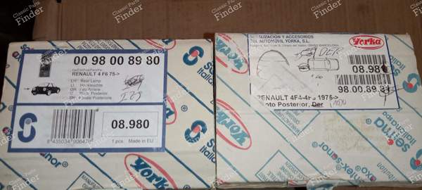 Pair of tailights - RENAULT 4 / 3 / F (R4) - 0098008980 (L) - 0098008981 (R)- 2