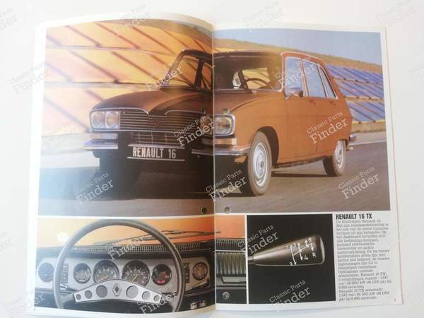 Flyer Baureihe Renault 16 - RENAULT 16 (R16) - 28.108.18- 2