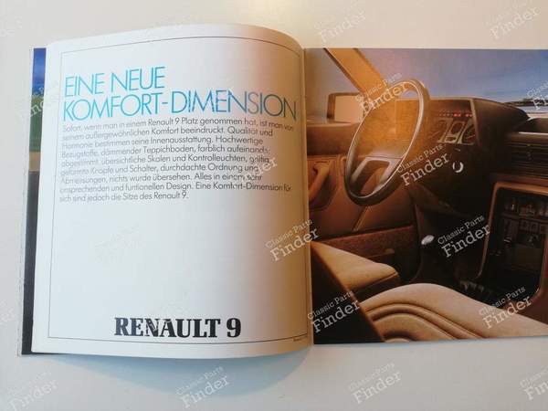 R9 phase 1 sales brochure - RENAULT 9 / Alliance / Broadway / 11 / Encore (R9 / R11) - 21.117.08- 3