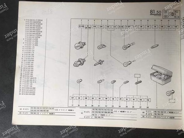 Spare Parts Manual - PR1020, 4th Edition - RENAULT 20 / 30 (R20 / R30) - 7701444183- 3