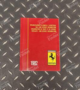 Ferrari Owner's Manual – 1982 - FERRARI 365 GT4 2+2 / 400 / 412