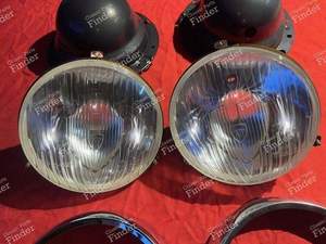 Pair of headlights with integrated pilot light + bulb connection kit - CITROËN DS / ID - thumb-1