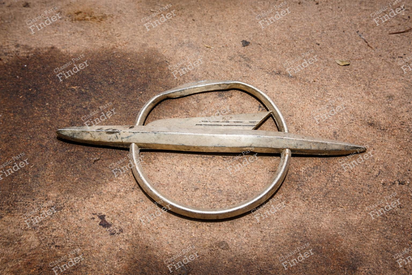 Emblème / signe d'origine Opel - aluminium - OPEL Olympia Rekord P (P1) 