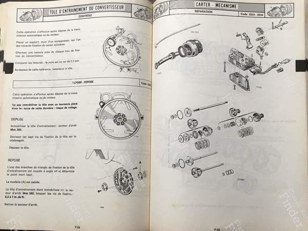 Manuel de réparation - M.R.185 - RENAULT 15 / 17 (R15 - R17) - 7701441133- 4