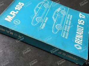Manuel de réparation - M.R.185 - RENAULT 15 / 17 (R15 - R17) - 7701441133- thumb-1