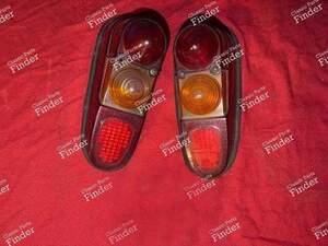 Ein Paar Rücklicht-Cabochons - RENAULT 4 / 3 / F (R4) - 605D / 605G- thumb-1