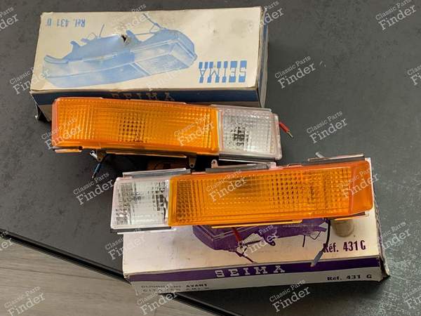 2 Blinklichter / Nachtlichter Rechts und links - CITROËN Ami 8 / Super - 431- 0