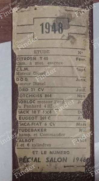 Revue Technique - Année 1948 - FORD Vedette / Vendôme / Abeille - 1948- 2