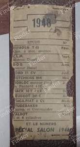 Revue Technique - Année 1948 - FORD Vedette / Vendôme / Abeille - 1948- thumb-2