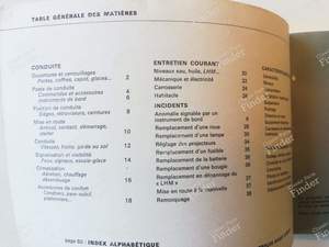 Manuel de bord - 'Gamme D' complète (sauf IE) - CITROËN DS / ID - 07536 / ISBN 261751151001- thumb-1