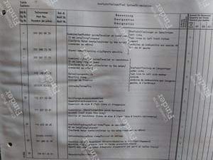 Ersatzteilhandbuch - Coupé-Versionen - MERCEDES BENZ /8 (W114 / W115) - 10204- thumb-1