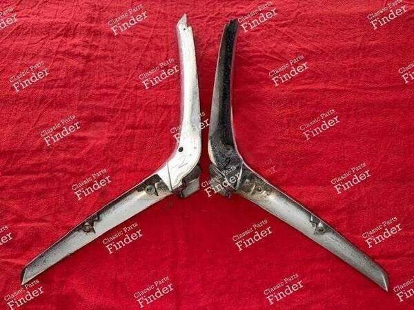 Pair of rear trunk compasses - Chrome version - CITROËN DS / ID - 8
