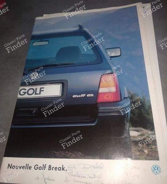 Publicité d'époque de Volkswagen Golf 3 Break - VOLKSWAGEN (VW) Golf III / Vento / Jetta - 1
