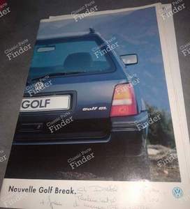 Oldtimer-Werbung für Volkswagen Golf 3 Kombi - VOLKSWAGEN (VW) Golf III / Vento / Jetta - thumb-1