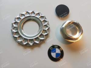 Set of 4 hub caps for BBS rims - BMW 3 (E30) - Equiv. 36132225376- thumb-5