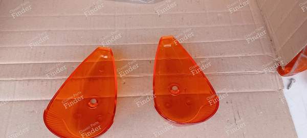 Orange original quality turn signal glass - 1963 ->1974 - VOLKSWAGEN (VW) Käfer / Beetle / Coccinelle / Maggiolino / Escarabajo - 111953161J- 2