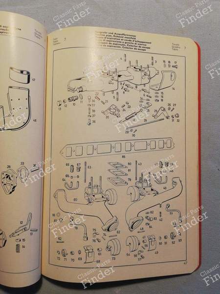 Ersatzteilkatalog Typ 300B - MERCEDES BENZ 300 (W186 / W189) - 2000-10-54- 4